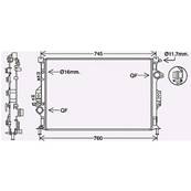Radiateur de refroidissement moteur pour FORD KUGA II ph.1 2013-2016, OEM: 1786805, Neuf