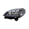 Phare gauche pour FIAT DOBLO II phase 2 2015-2022, H7-H7-WY21W-W21W, avec moteur, lectrique, bord noir, Mod. 2018>, Neuf
