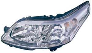 Phare Optique avant gauche pour CITROËN C4 I phase 1, 2004-2008, H7+H1, Neuf