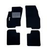 Kit 4 Tapis de sol Auto pour FIAT GRANDE PUNTO 2005-2012 avec sigle PUNTO, moquette noire, sans CLIPS, Neuf