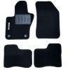 Kit 4 Tapis de sol Auto pour JEEP RENEGADE depuis 2014, avec sigle RENEGADE, moquette noire et CLIPS 20CM,  Neuf