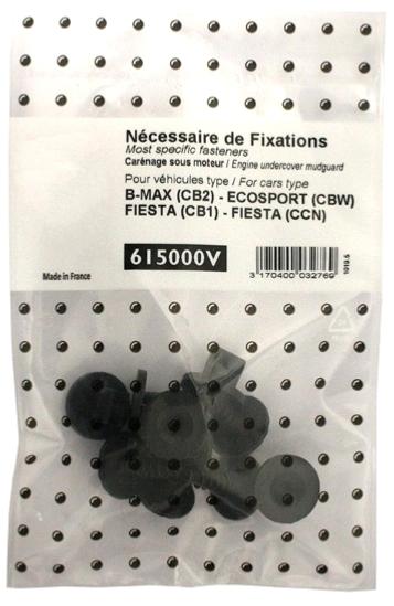 Kit de fixation assemblage Cache sous moteur FORD FIESTA IV