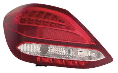 Feu arrière gauche pour MERCEDES (W205) CLASSE C ph. 1 2014-2018, rouge incolore, Led, Mod. Berline 4P