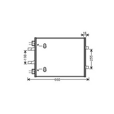 Condenseur de Climatisation pour OPEL VIVARO I ph.2 2006-2014, OEM: 4419021, Neuf