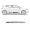 Moulure porte avant droite pour RENAULT CLIO V phase 1, 2019-2023, trous profil, noire, baguette Neuve
