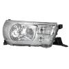 Phare Optique avant droit pour TOYOTA HILUX VIII 2016-2020, H4+PY21, Chrom, Neuf