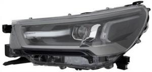 Phare gauche pour TOYOTA HILUX depuis 2020, LED, WY21W, avec moteur, bord noir, Neuf