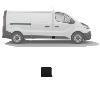 Moulure bouchon sur montant latérale centrale droite pour RENAULT TRAFIC III phase 1 2014-2019, Noire, Neuve