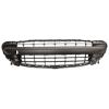 Grille de calandre centrale pour PEUGEOT 207 SW phase 1, 2006-2009, noire, pare chocs avant