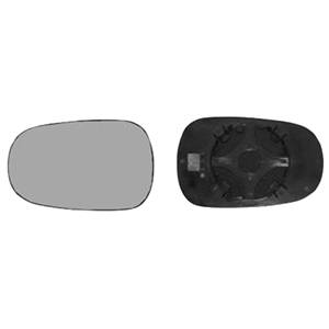 Miroir Glace rétroviseur gauche pour RENAULT SCENIC I phase 2, 1999-2003, à clipser, Neuf