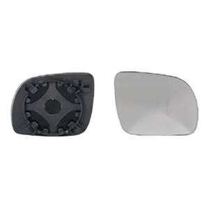 Miroir Glace rétroviseur droit pour SEAT IBIZA II ph.3, 1999-2002 (petit modèle) dégivrant à clipser