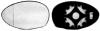 Miroir Glace de rétroviseur gauche pour ALFA ROMEO 147 2004-2010, dégivrant, Neuf