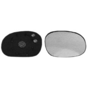 Miroir Glace rétroviseur droit pour CITROËN C2 phase 2, 2008-2010, dégivrant, à clipser, Neuf