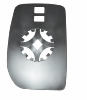 Miroir Glace rétroviseur gauche pour FORD TRANSIT Mk7, 2006-2014 verre supérieur dégivrant à clipser