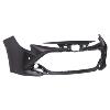 Pare chocs avant pour TOYOTA COROLLA XII (E210) depuis 2019, 5 portes, 4 trous radar, noir sans apprt, Neuf
