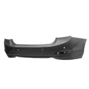 Pare chocs arrière pour BMW Serie 3 F30, 2012-2014, Double sortie d''echappement, trous radar, Mod. 335 BASIS 4 PORTES, Neuf à peindre
