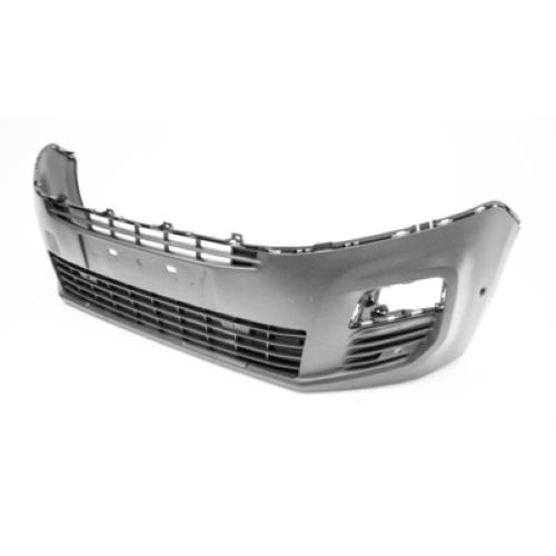 Pare chocs avant pour CITROËN BERLINGO III ph.1 2018-2024, 6 trous radar, noir, modèle VAN M/XL, Neuf