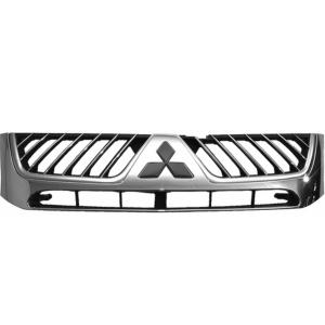 Grille de radiateur pour MITSUBISHI L200 III phase 2, 2001-2005, noire, Mod. 01/04>12/05, Neuve