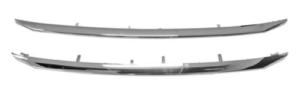Kit moulure grille radiateur pour PEUGEOT 2008 I phase 1 2013-2016, noir, Neuve