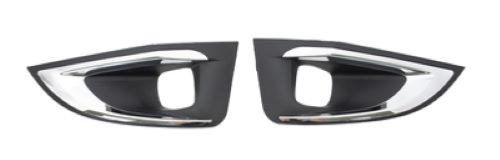 Kit grille pare chocs avant gauche et droit pour PEUGEOT 3008 II phase 1 2017-2020, avec siège antibrouillard, moulure chromée, Neuve