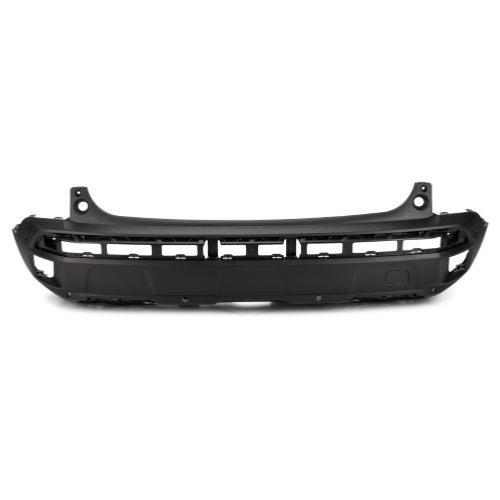 Pare chocs arrière inferieure pour PEUGEOT 3008 II phase 1 2017-2020, avec trous radar + supports, trous Park assist, noir gaufré, Neuf