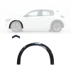 Embout - Tour d'aile avant gauche pour PEUGEOT 208 II phase 1 2019-2023, GT LINE, noir brillant, Neuf