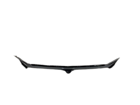 Moulure grille radiateur superièur pour PEUGEOT 208 II phase 2 depuis 2023, noire brillant, Neuf