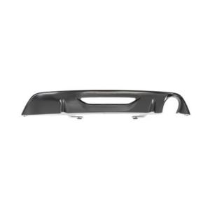 Spoiler pare-chocs arrière pour PEUGEOT 208 II phase 2 depuis 2023, noir brillant, avec échappement simple à droite, Neuf