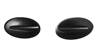 Caches feux antibrouillards avant pour RENAULT MEGANE III phase 2, 2012-2014, noirs, droit & gauche