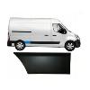Moulure baguette arrière sur porte latérale droite pour RENAULT MASTER III phase 1, 2010-2014, châssis moyen, partie avant, 49 cm Neuve