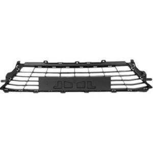 Grille centrale inférieure avant pour RENAULT MEGANE IV, 2016-2020, Noire, Neuve