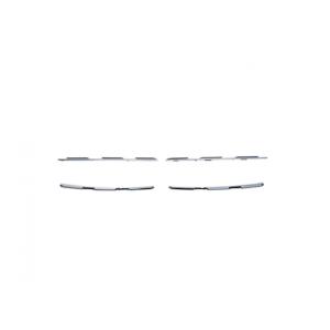 Kit moulure grille de calandre pour RENAULT CAPTUR II 2020-2024, 4 pièces, chromé, Neuf