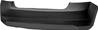 Pare chocs arrire pour SKODA FABIA III ph. 1 2015-2018, Noir, Neuf