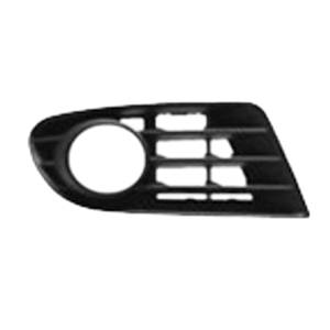 Grille calandre droite pour VOLKSWAGEN GOLF PLUS ph.1 2005-2009 noire, trou feu AB, pare chocs avant