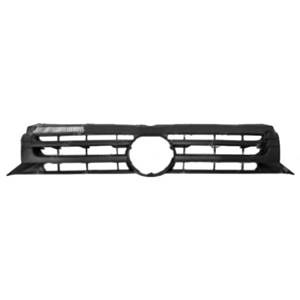 Grille de calandre supérieure pour VOLKSWAGEN TRANSPORTER T5, 2009-2015, noire, sans logo, Neuve