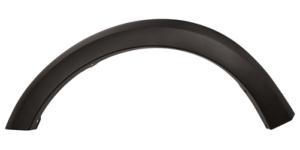 Embout - Tour d''aile avant gauche pour DACIA SANDERO STEPWAY II phase 2, 2016-2020, partie arrière, noir, Neuf