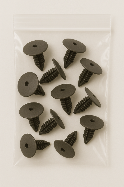 Sachet de 10 Agrafes - Clips de garnissage ø 10,2 -> 10,7 mm carter d''aile & pare-boue pour NISSAN PRIMASTAR 2001-2016 , Neuf