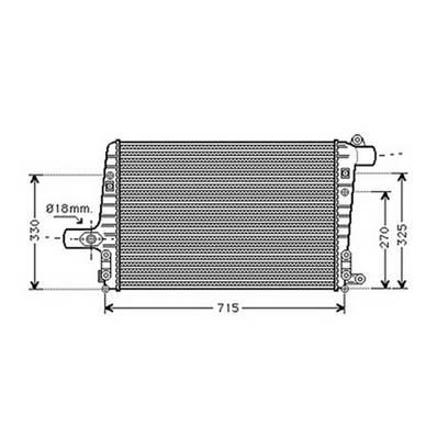 Intercooler pour AUDI A6 II ph.1 1997-2001, OEM: 4B0145805A, Neuf