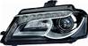 Phare Optique avant gauche pour AUDI A3 II ph.3 (3 portes) 2008-2012, BI-XENON D3S, fond noire, Neuf