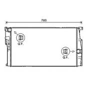 Radiateur de refroidissement moteur pour BMW Serie 3 F30 2012-2014, OEM: 17117600511, Neuf
