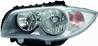 Phare Optique avant gauche gris clair pour BMW SERIE 1 E87 de 2004  2007, H7+H7, Neuf