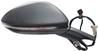 Rtroviseur droit lectrique pour VOLKSWAGEN GOLF VII ph. 1 2012-2016, mmoire, noir