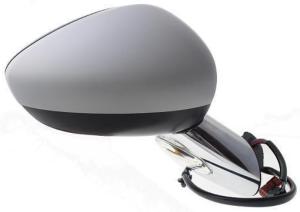 Rétroviseur droit électrique pour CITROËN DS3 2010-2016, rabattable, feu clignontant, avec sonde, base chromée, 11 pin, Neuf à peindre