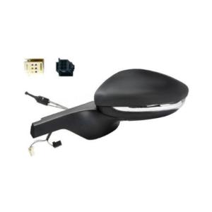 Rétroviseur gauche manuel pour CITROËN C3 III phase 1,2018-2020, feu clignotant, noir, Neuf