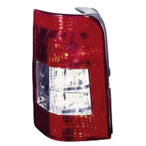 Feu arrière gauche pour CITROËN BERLINGO I phase 2, 2006-2008, rouge/blanc, (hayon), Neuf