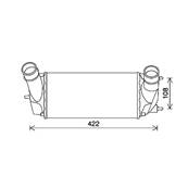 Intercooler pour FORD B-MAX depuis 2012, OEM: 1776956, Neuf