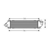 Intercooler pour FORD S-MAX I ph.1 2006-2010, OEM: 1742060, Neuf