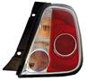 Feu arrire droit pour FIAT 500 phase 1, 2007-2015, contour noir, Neuf