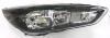 Phare Optique avant droit  LED pour FORD FOCUS III phase 2 2014-2018, H7+H1, avec moteur, corps noir, Neuf