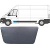 Moulure baguette latérale sur porte avant gauche pour FIAT DUCATO III phase 1, 2006-2014, 41cm, Noire, Neuve